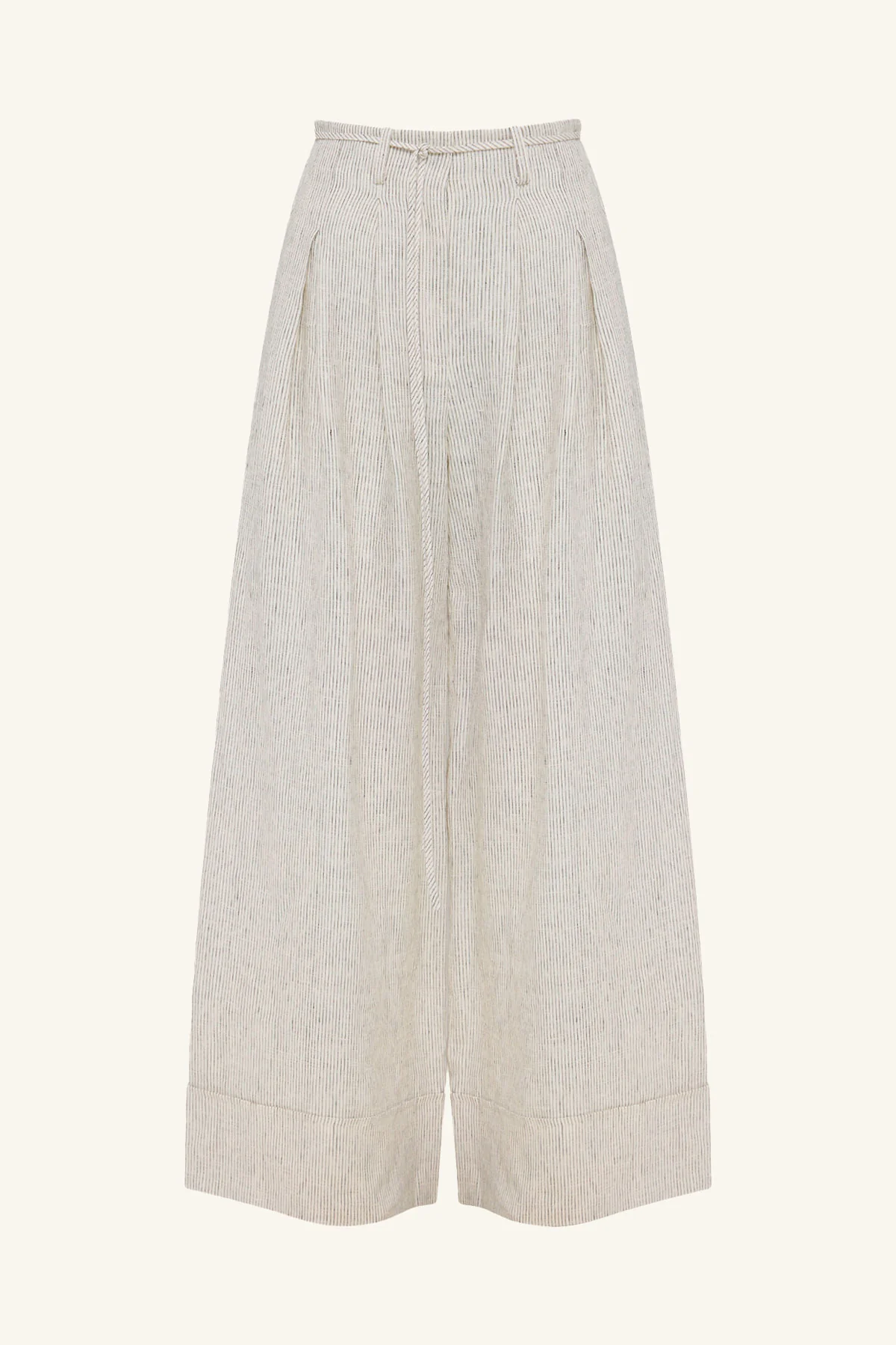 ALTO TEXTURED LINEN HIGH WAISTED PANT - Image 7
