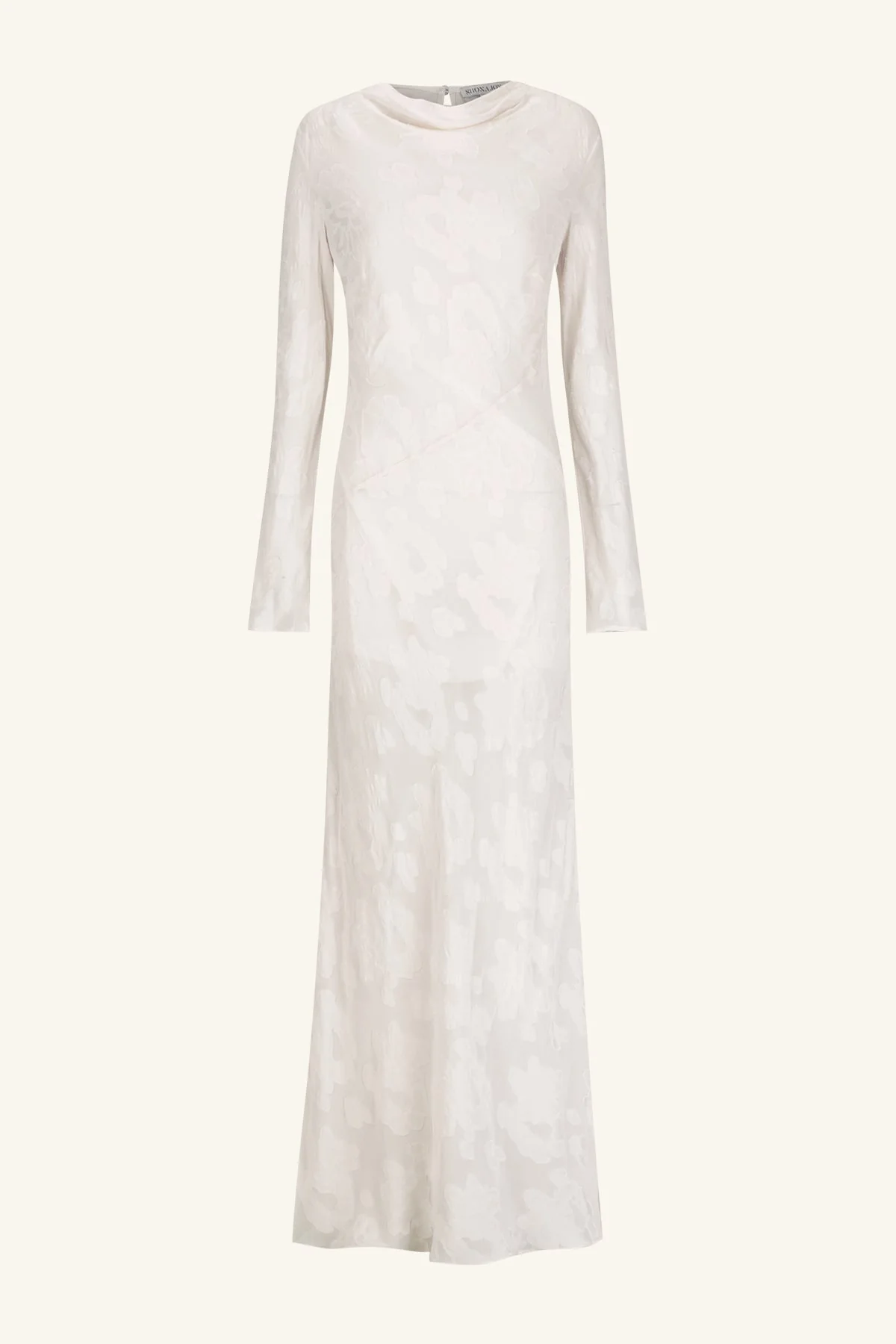 BOWERY LONG SLEEVE MAXI DRESS - MILK - Image 8