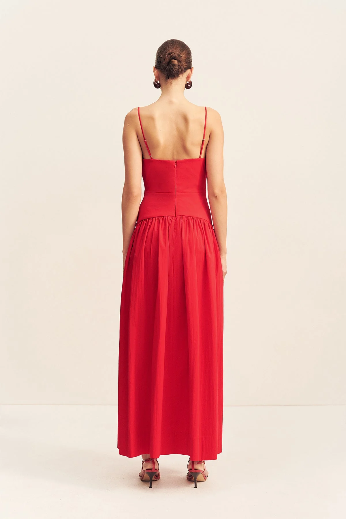CAMPBELL SQUARE NECK MAXI DRESS - GOJI - Image 5