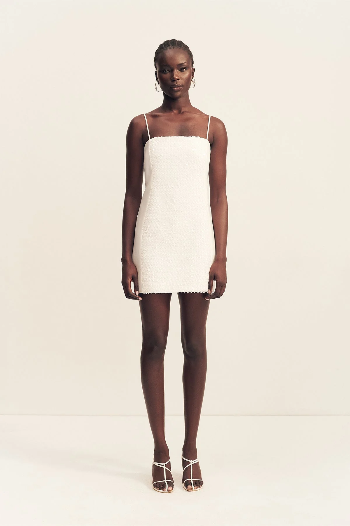 ELUNA PANELLED SEQUIN MINI DRESS