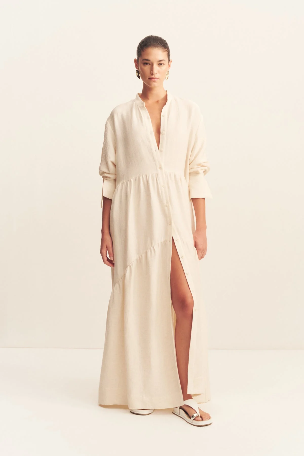 JASPER TIERED MAXI DRESS - RESIN - Image 6