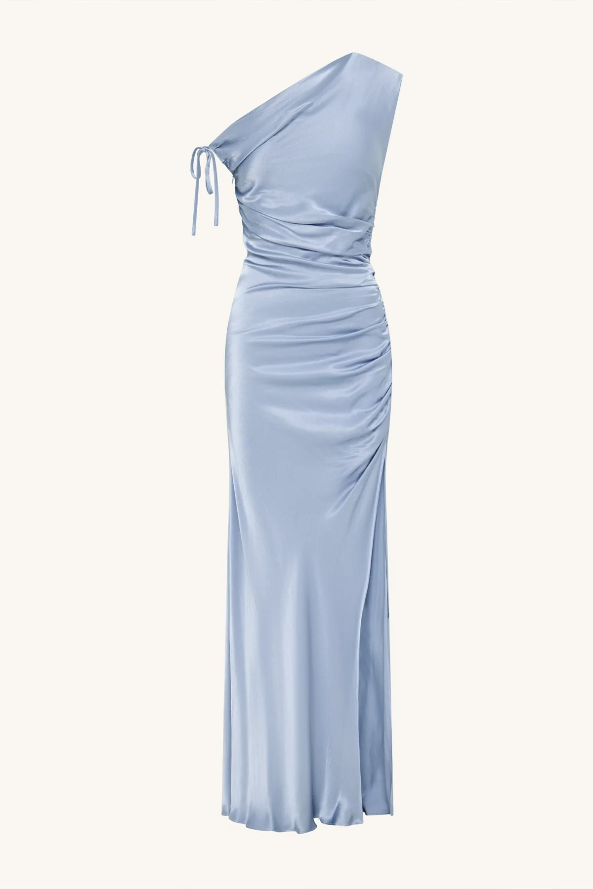 LA LUNE GATHERED MAXI DRESS - POWDER BLUE - Image 8