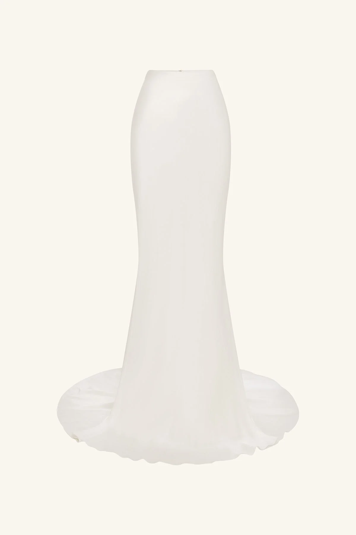 LA LUNE HIGH WAIST MAXI SKIRT - WHITE - Image 7