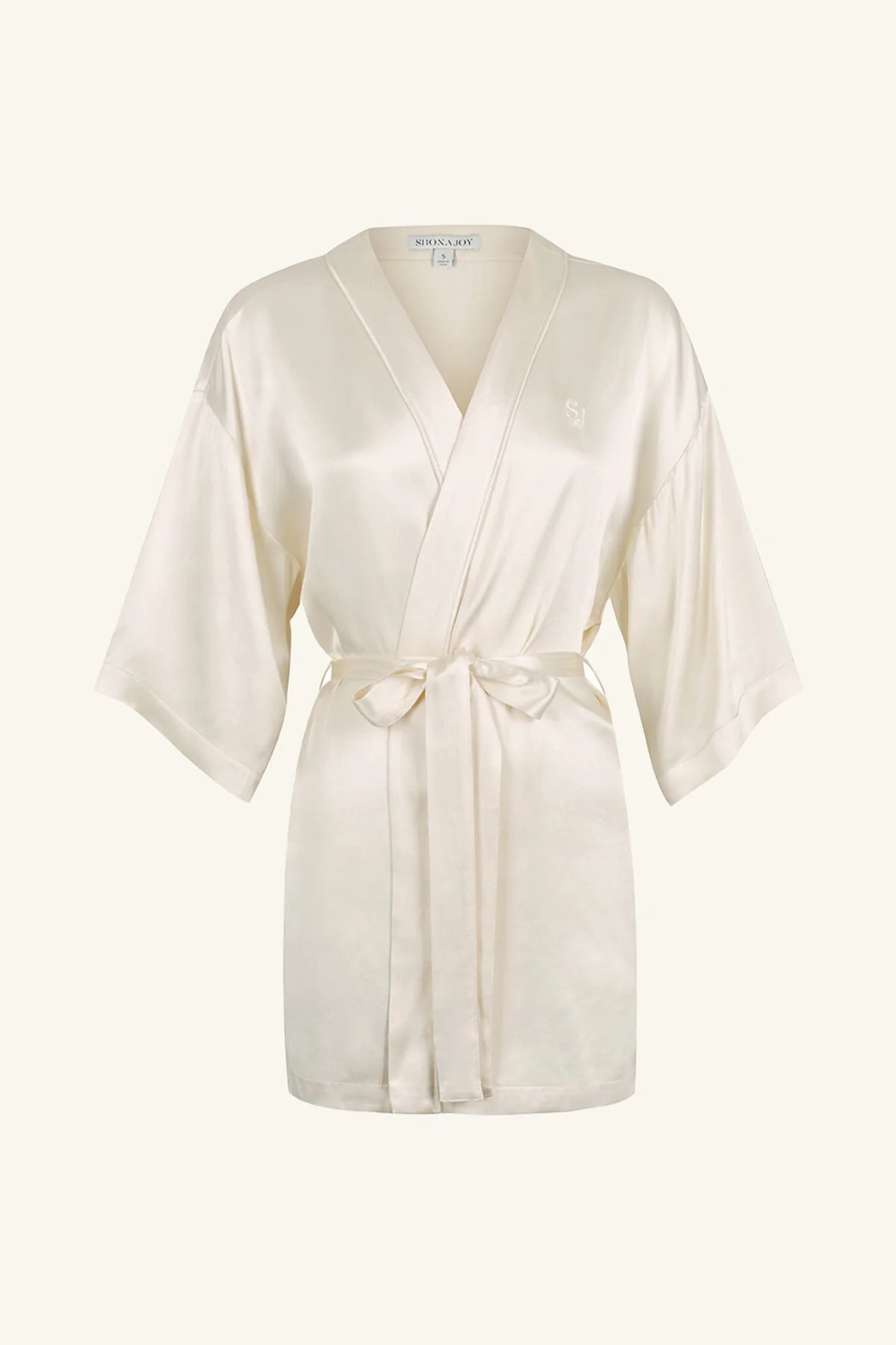 LA LUNE LOUNGE ROBE - CREAM - Image 6