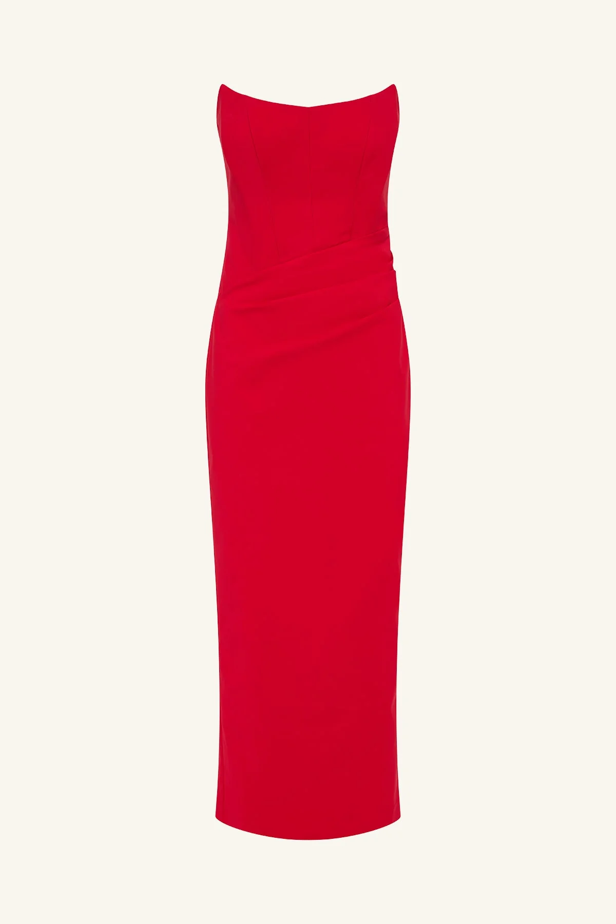 LANI CORSET MAXI DRESS - CHILLI - Image 7
