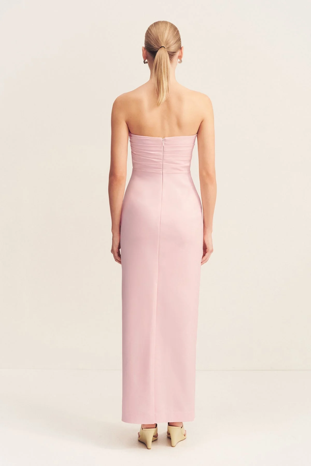 LANI STRAPLESS DRAPED MAXI DRESS - FAIRYFLOSS - Image 5