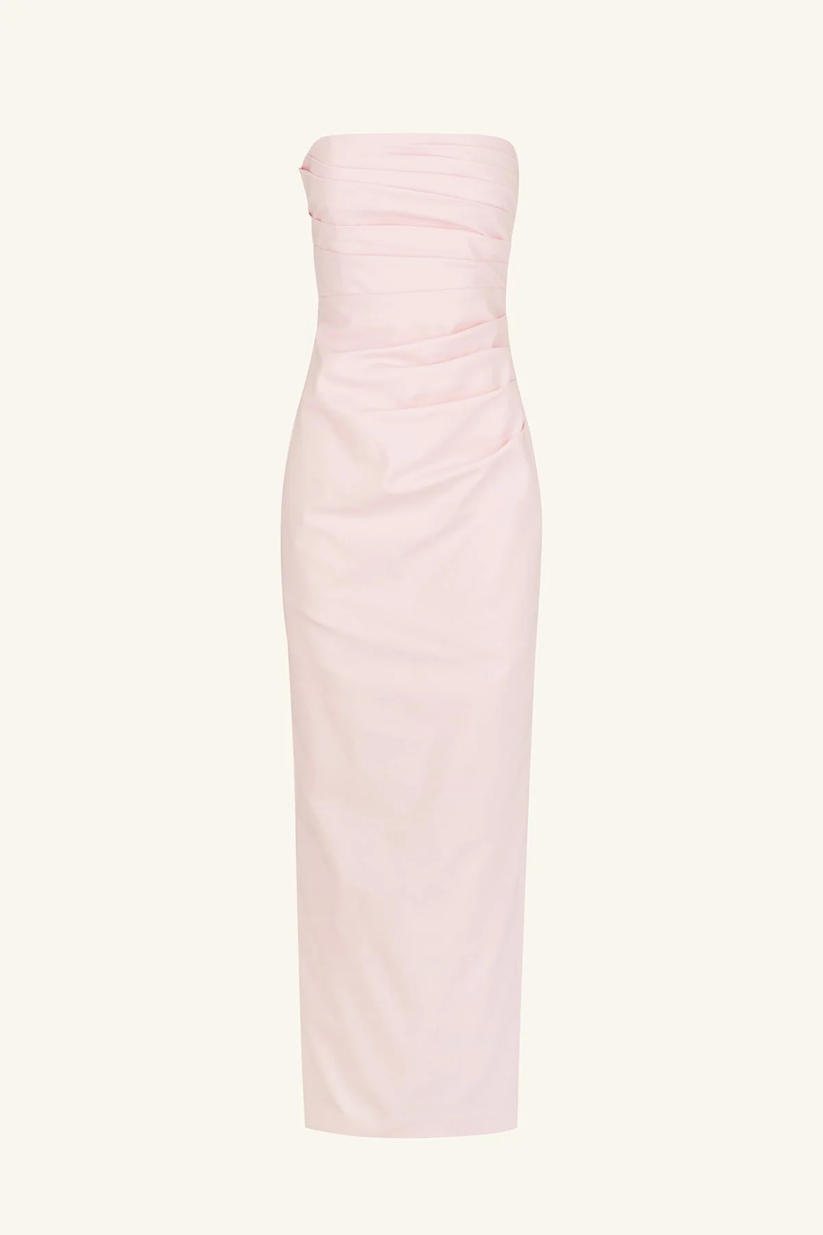 LANI STRAPLESS DRAPED MAXI DRESS - FAIRYFLOSS - Image 8