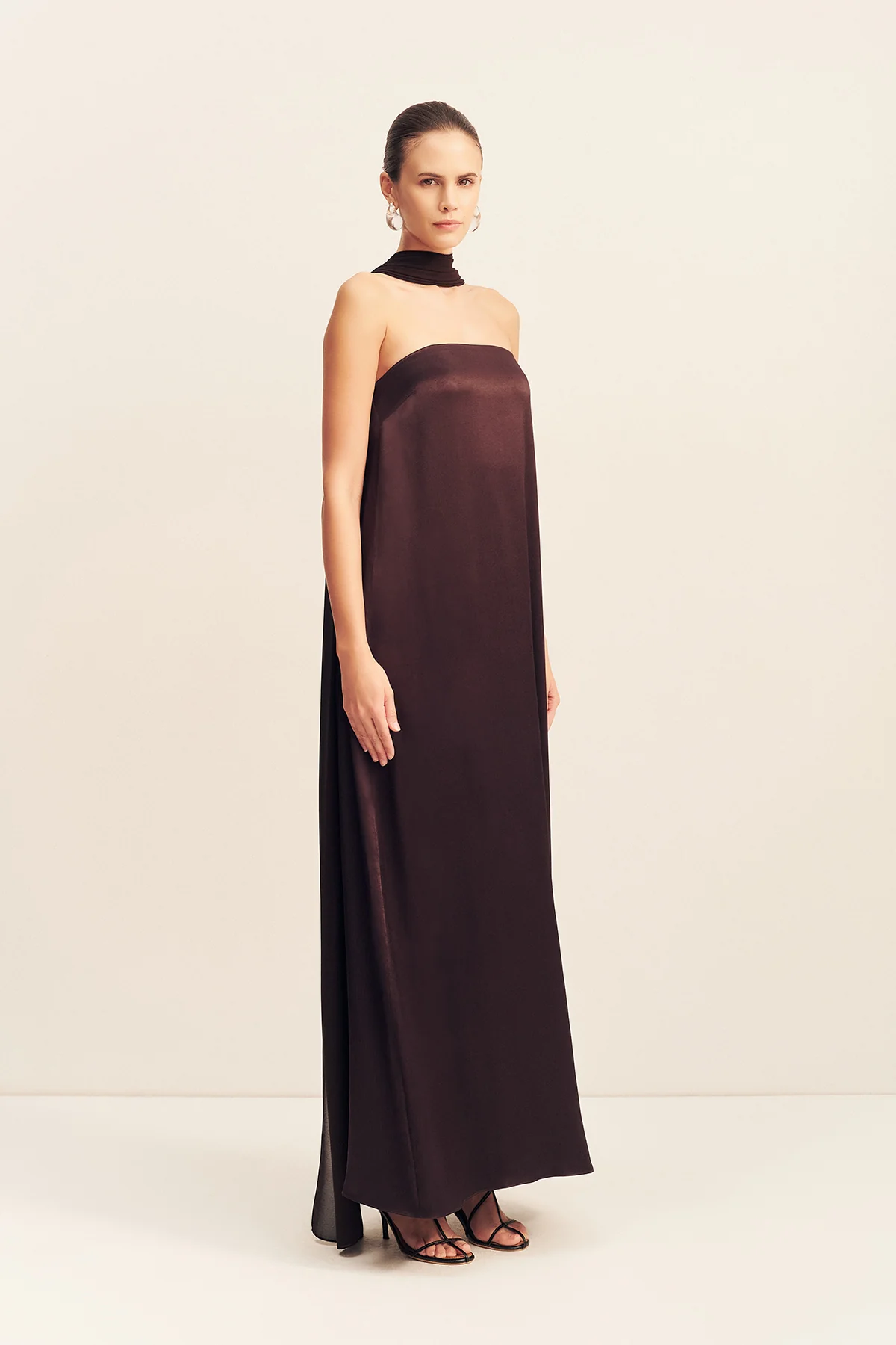 LUCENT SCARF  - ESPRESSO - Image 3