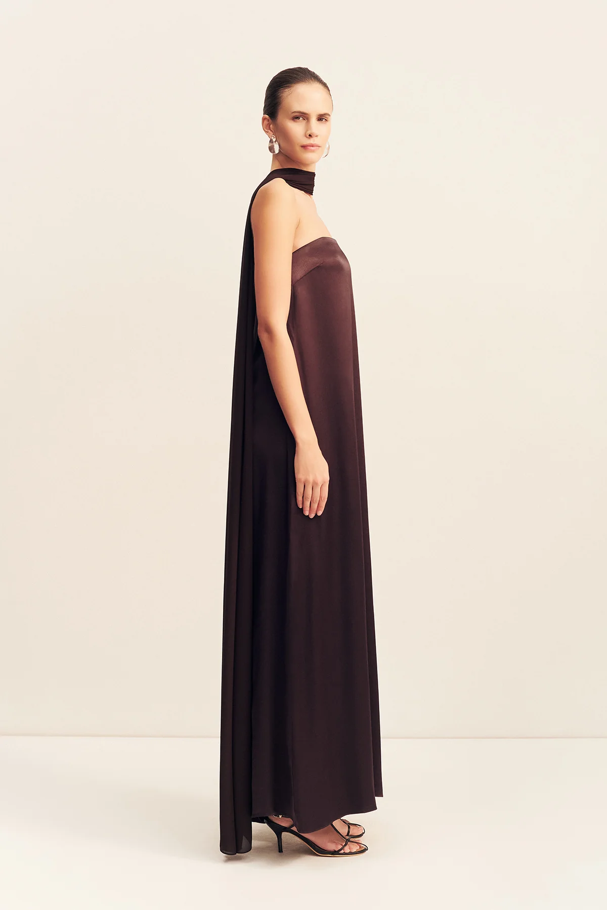 LUCENT SCARF  - ESPRESSO - Image 4