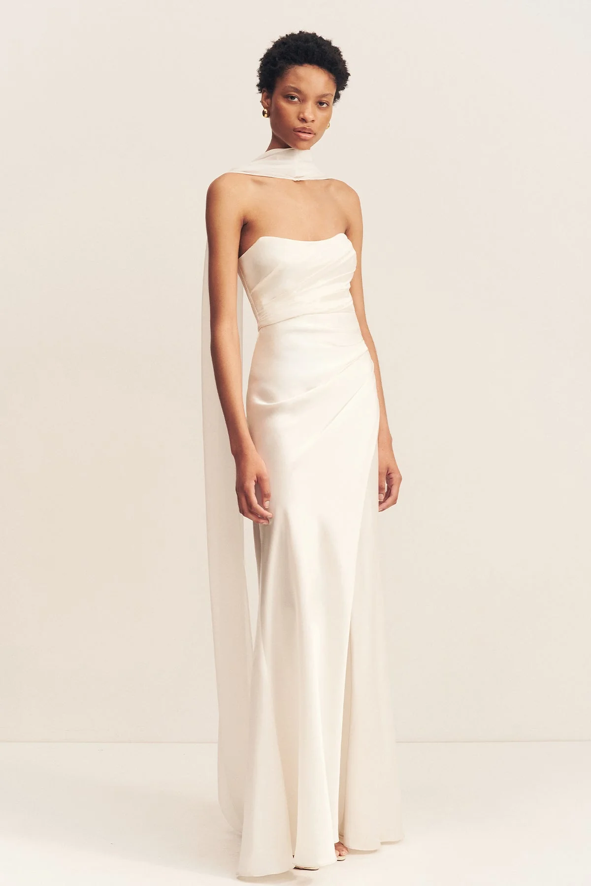 LUCENT SCARF - IVORY - Image 3