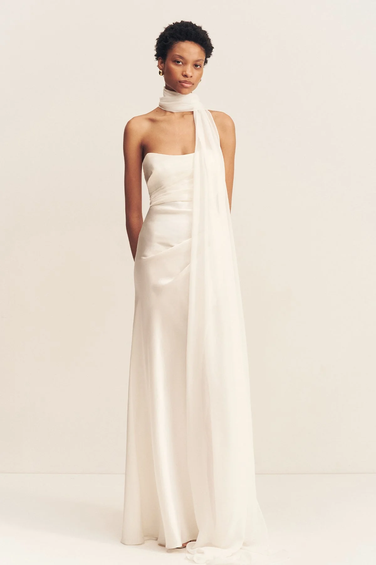 LUCENT SCARF - IVORY - Image 4