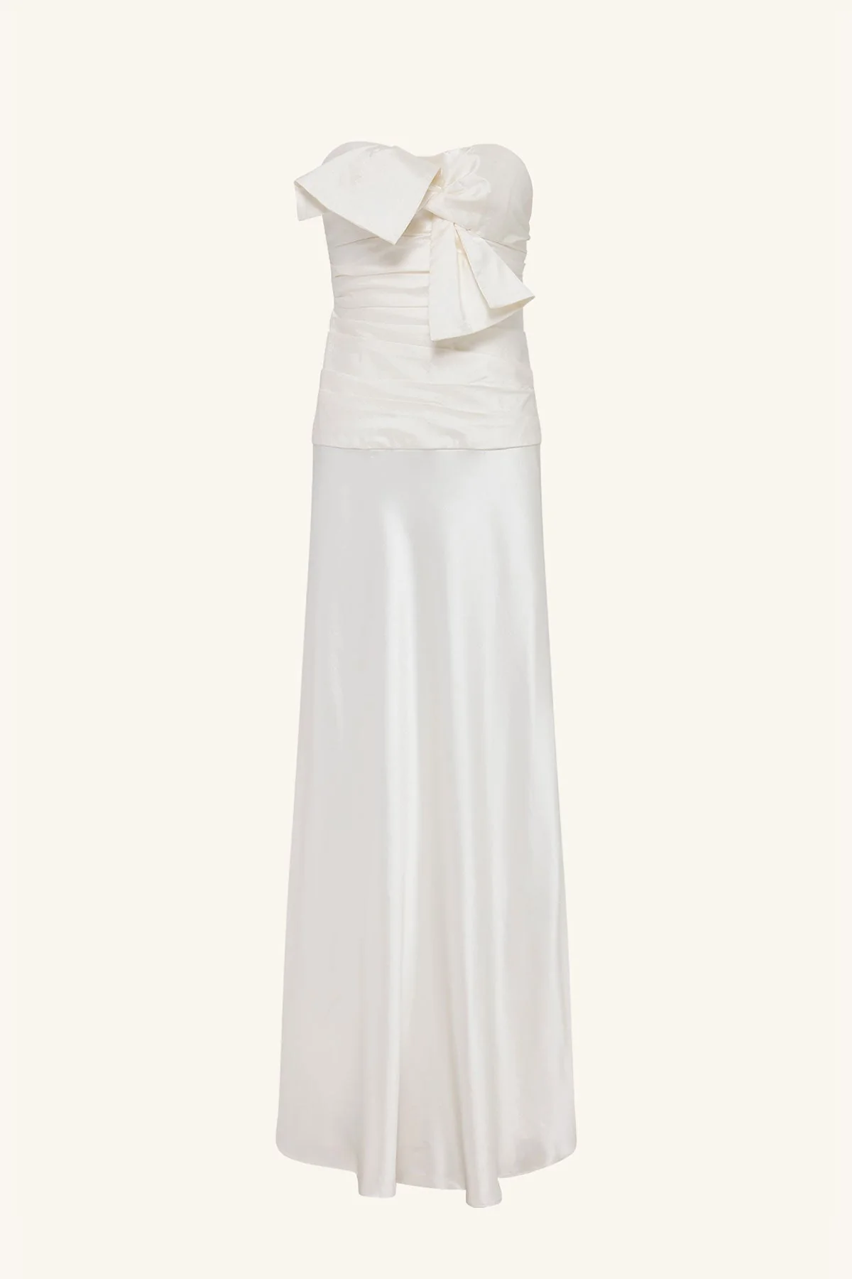 LUCERO SILK CONTRAST TWIST KNOT MAXI DRESS - Image 7