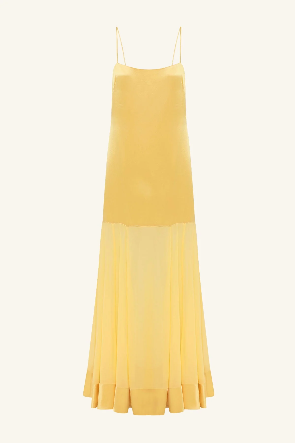 MORAYA DROPPED WAIST MAXI DRESS - SOLEIL - Image 8
