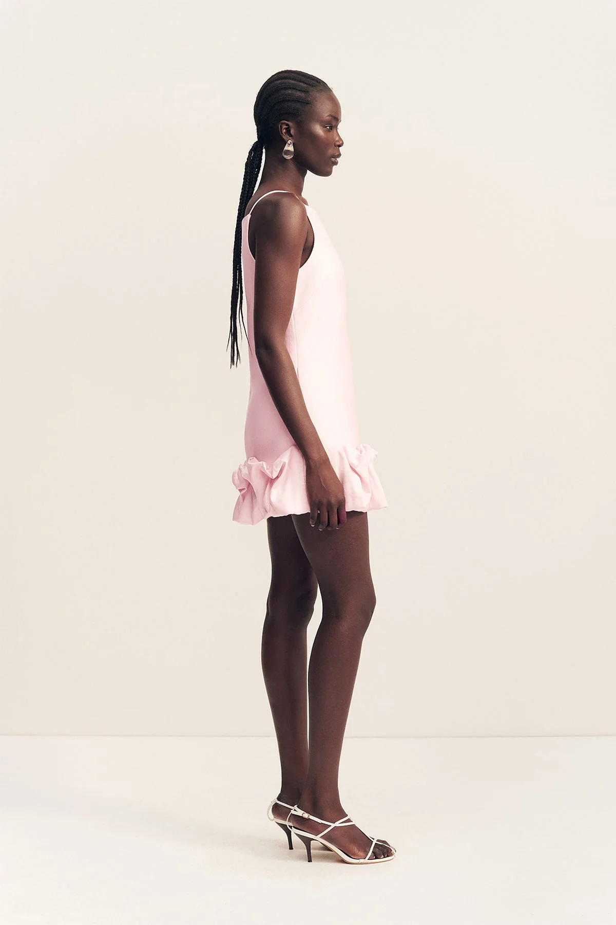 OTIS BUBBLE HEM MINI DRESS - FAIRYFLOSS - Image 4