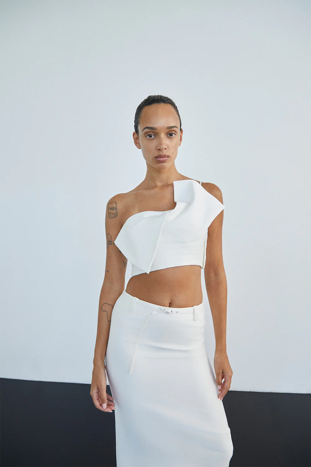 OTIS TWIST KNOT TOP - IVORY - Image 6