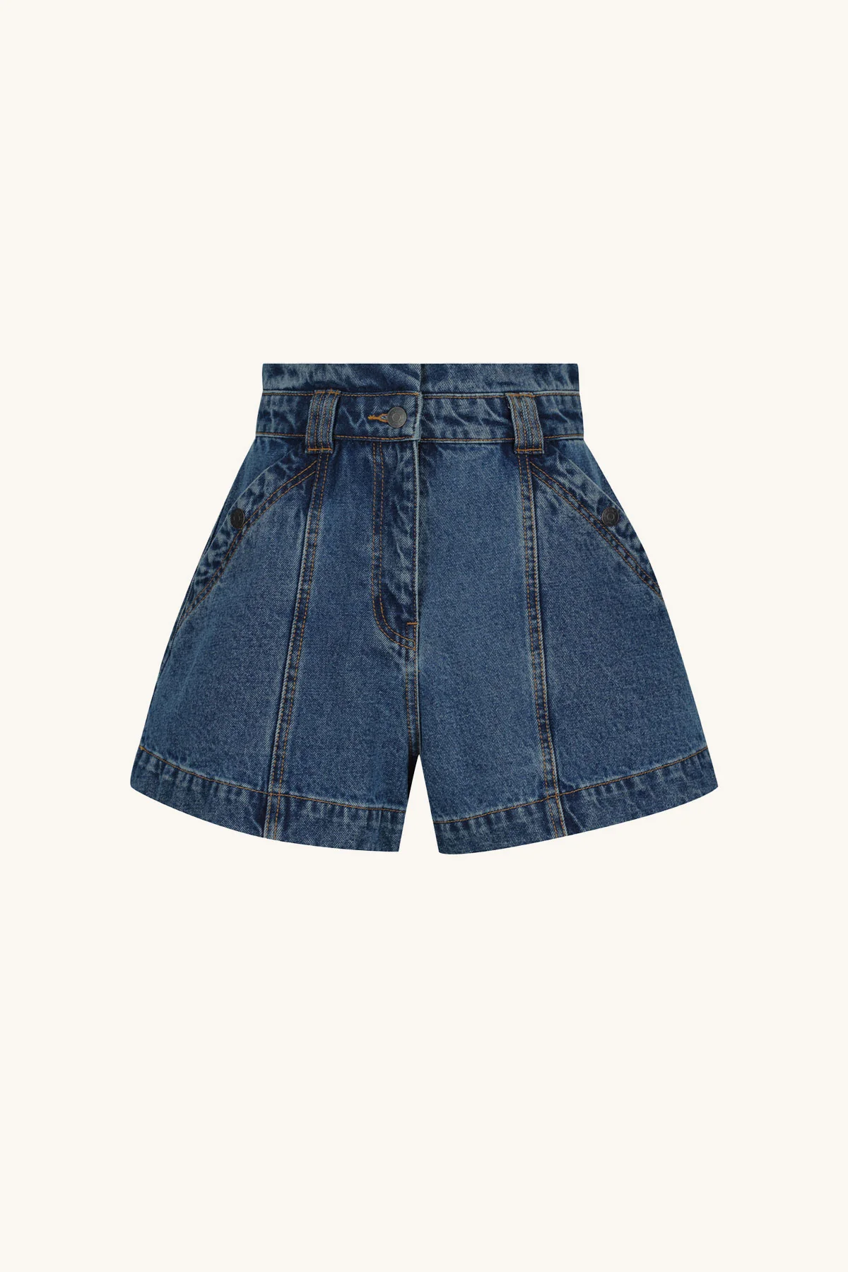 RAQUEL HIGH WAISTED FLARED SHORT - Image 6