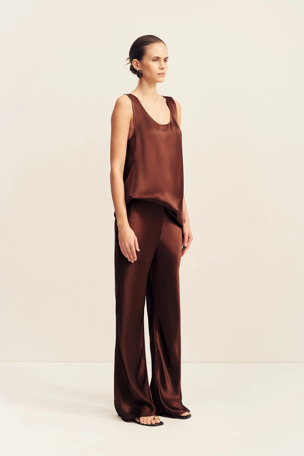 SAVANNA BIAS PANT - COFFEE - Image 2