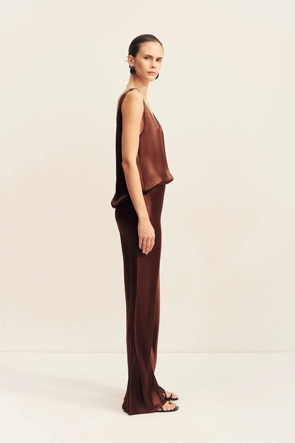 SAVANNA BIAS PANT - COFFEE - Image 3