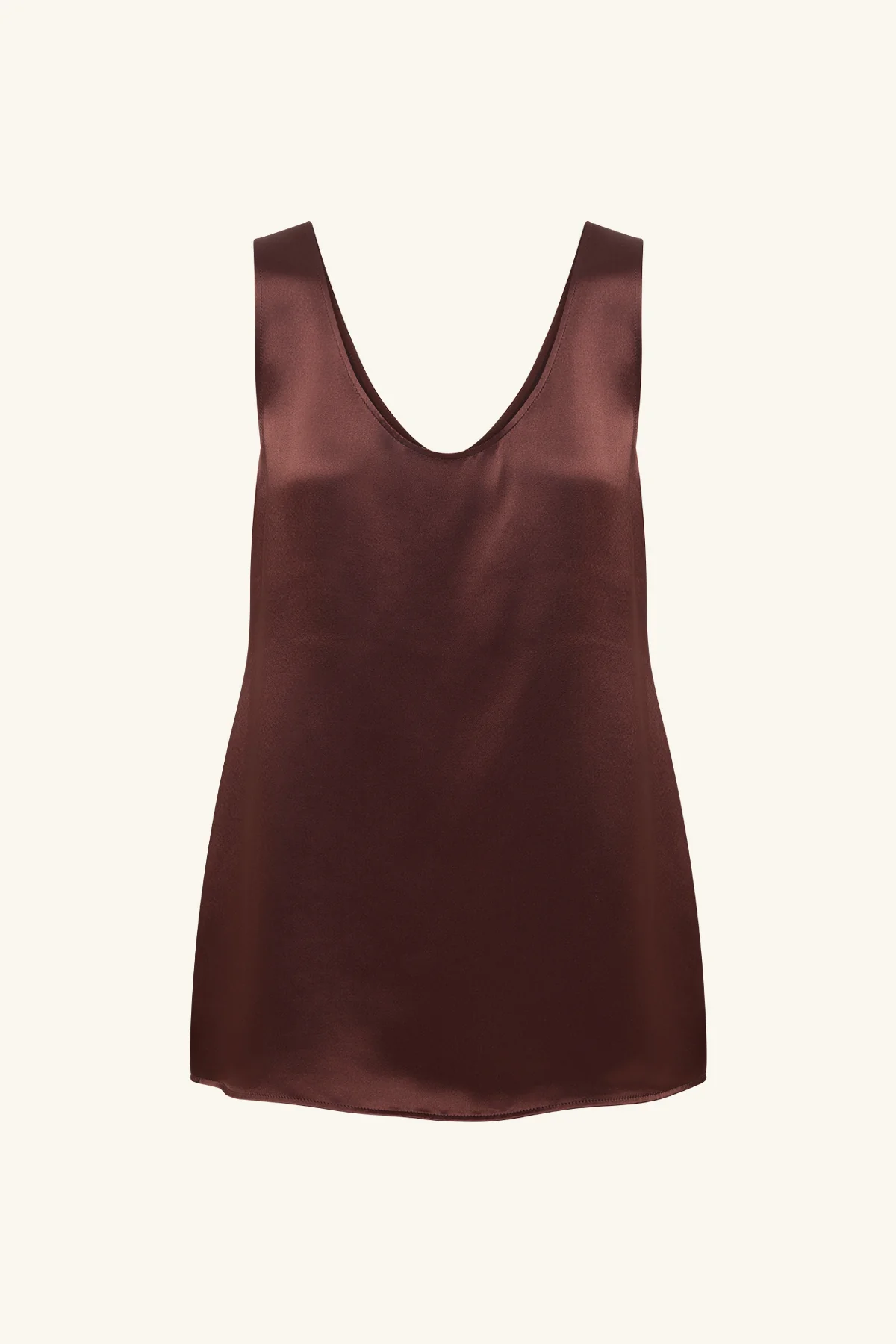 SAVANNA SCOOP NECK TOP - COFFEE - Image 8