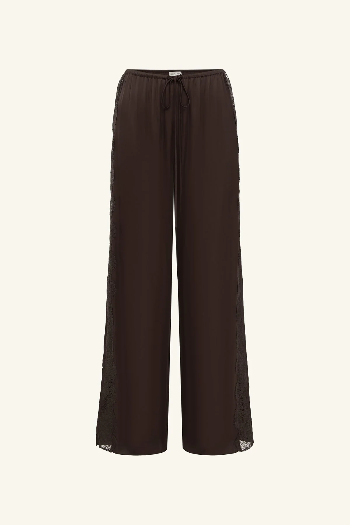 SIMONA LACE SIDE PANEL PANT - ESPRESSO - Image 7