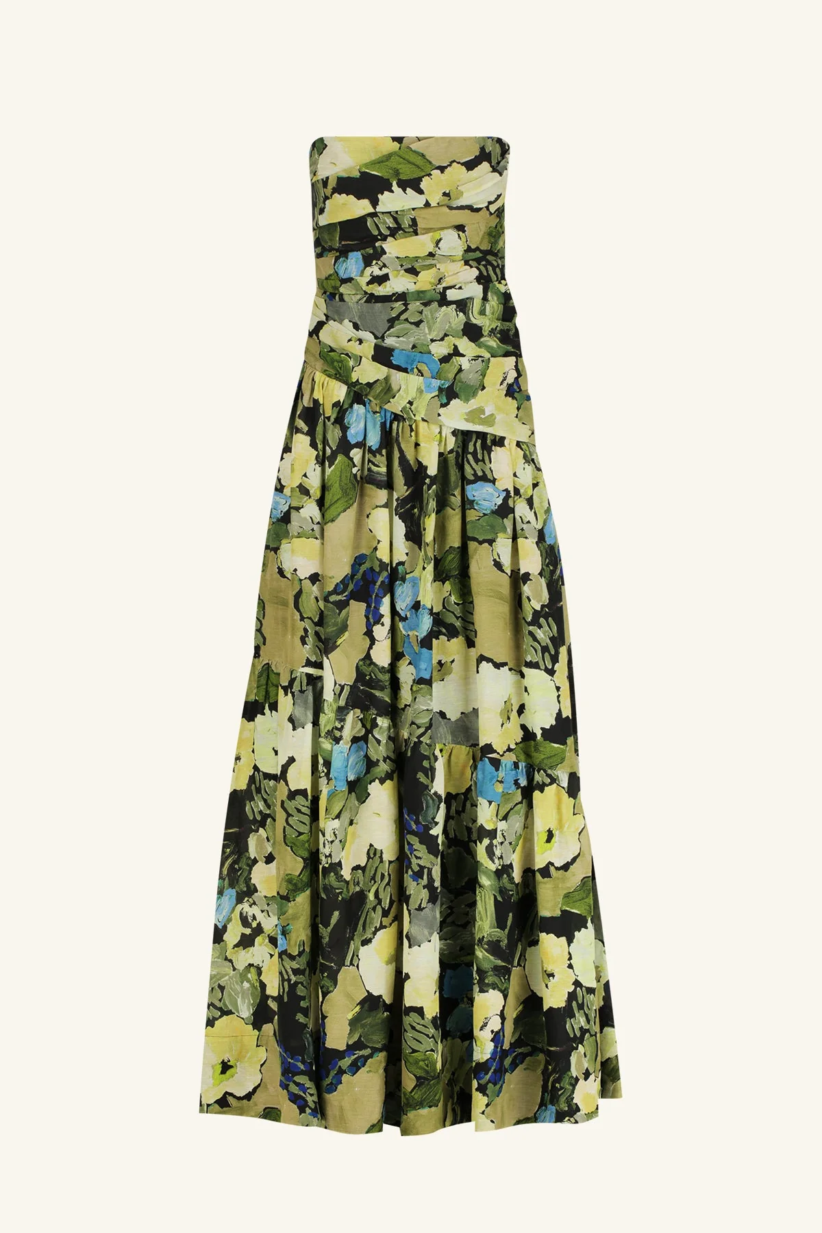 WEYES STRAPLESS TIERED MAXI DRESS - Image 8
